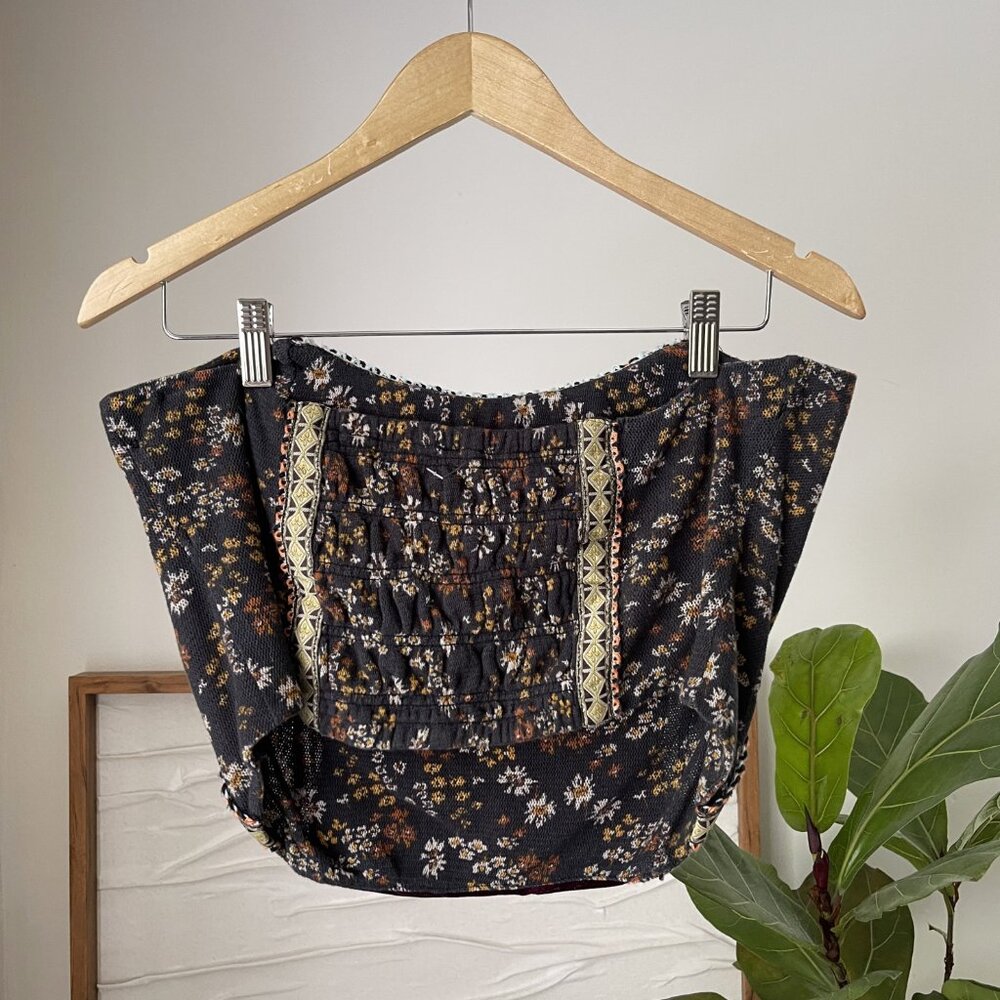 Women's FREE PEOPLE Eleni Embroidered Tube Top Size XL - Picture 4 of 4